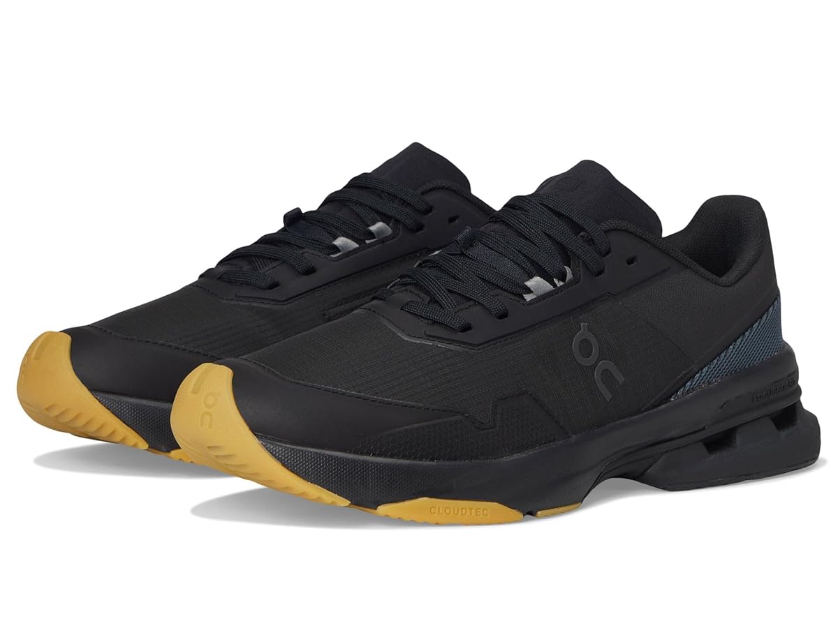 Amazon.com | On Men's Cloudpulse Pro Sneaker, Black/Rock, 7